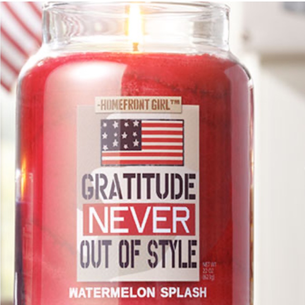 Yankee Candle Large Jar Candle 22oz -Watermelon Splash Homefront Girl